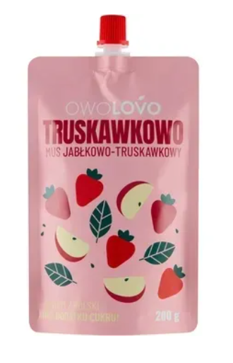 Owolovo Mus jabłkowo-truskawkowy